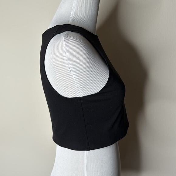 H&M Move Black Cut Out Shoulder Sports Bra - Picture 6 of 7